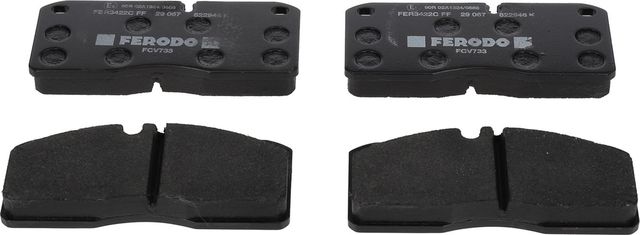 Тормозные колодки Ferodo Premier передние/задние для IVECO Trakker 2005-2012. Артикул FCV733