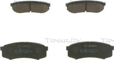 Тормозные колодки Bosch (Low-Metallic) задние для Lexus GX II 2010-2026. Артикул 0 986 424 313