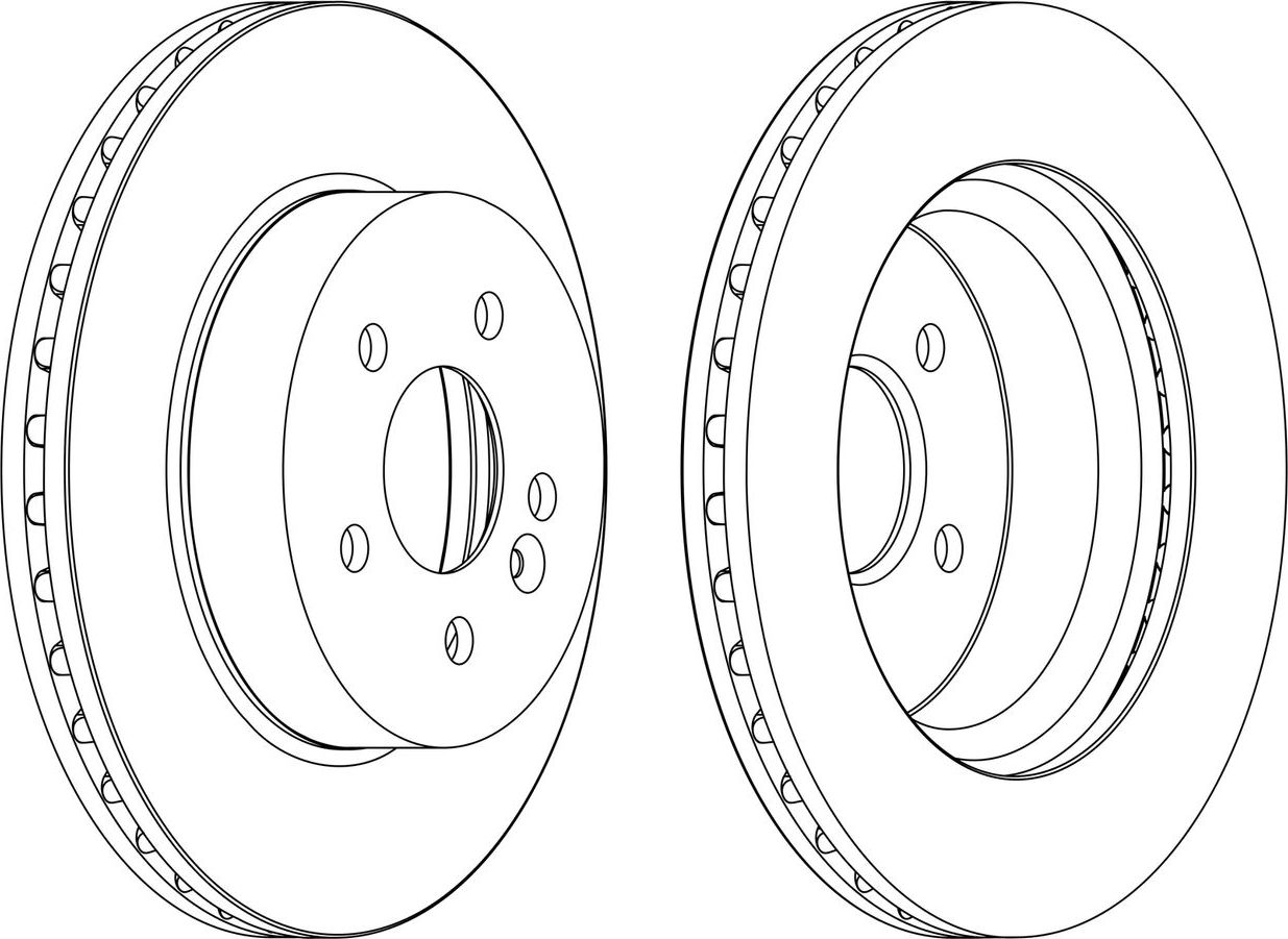 Тормозной диск Ferodo Premier. Артикул DDF1036C