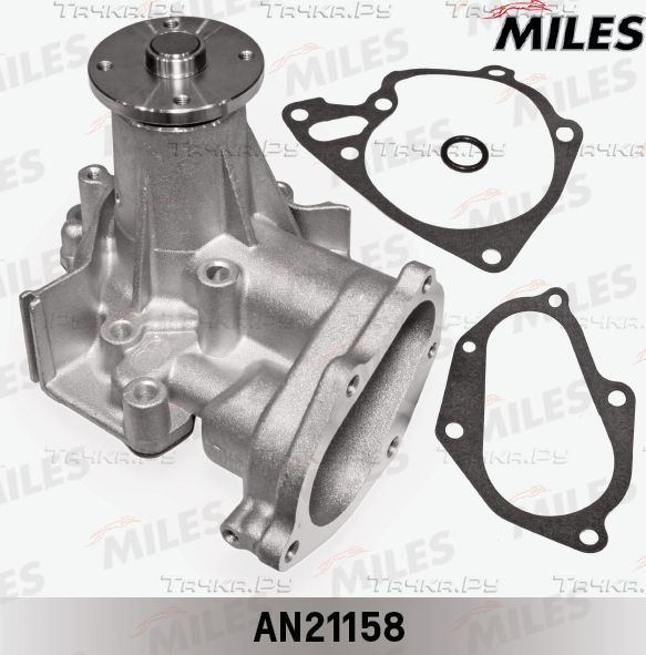 Помпа (водяной насос) Miles для Mitsubishi L200 IV 2005-2015. Артикул AN21158