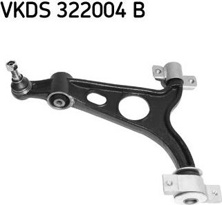 Поперечный рычаг передней подвески SKF левый нижний для Alfa Romeo 147 I 2001-2010. Артикул VKDS 322004 B
