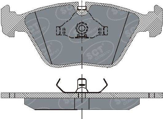 Тормозные колодки SCT-Germany. Артикул SP 152 PR