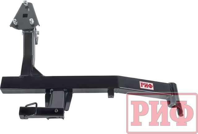 Калитка РИФ с фаркопом в штатный задний бампер для Toyota Land Cruiser 100 1998-2007 с подсветкой номера. Артикул RIF100-80004