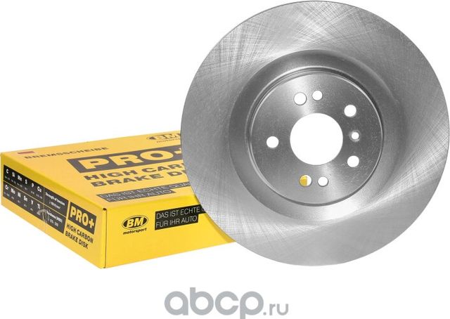 Диск тормозной высокоуглеродистый вентилируемый передний (BM). Артикул WIP0027