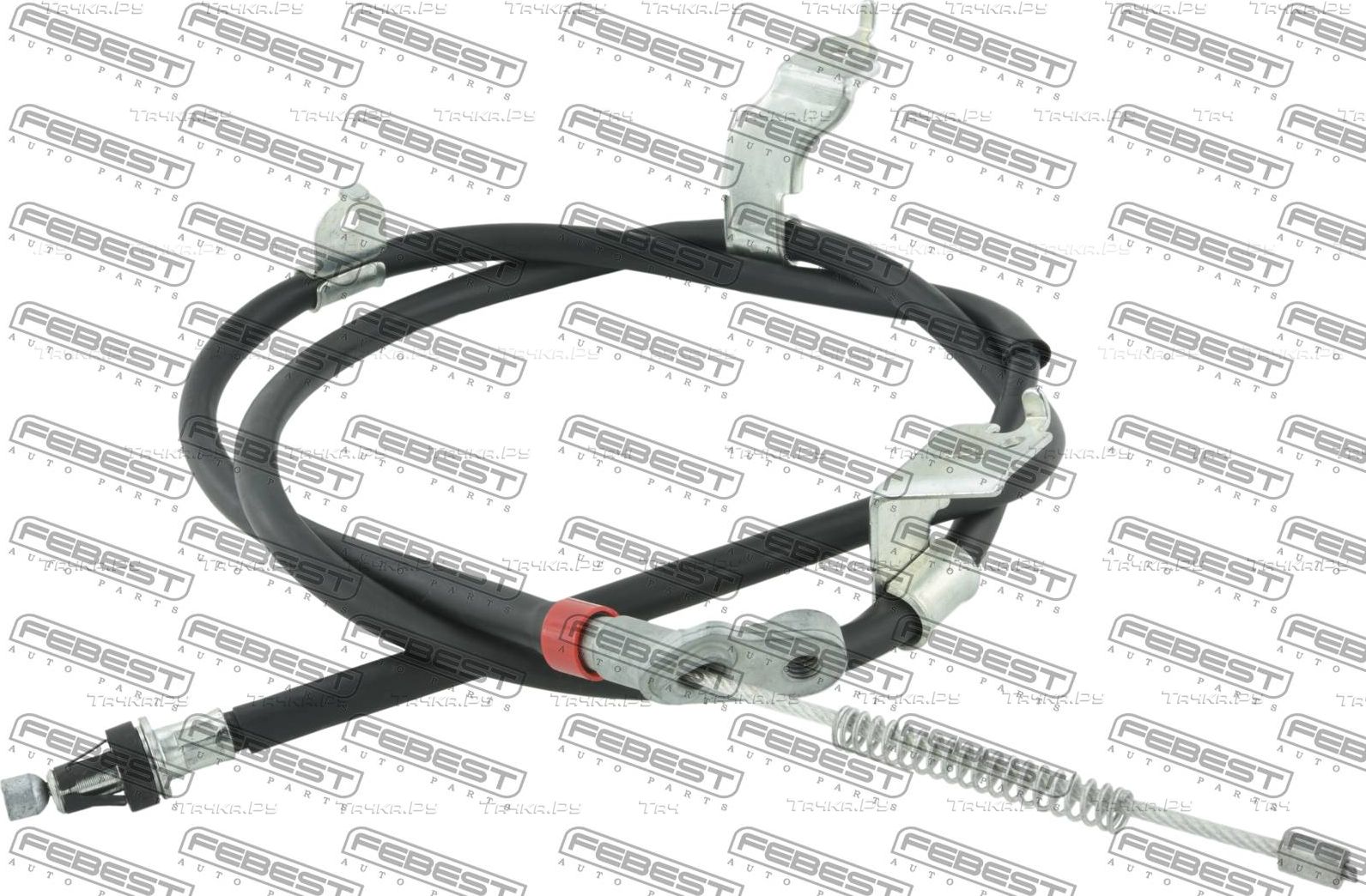 Трос ручника (тросик ручного тормоза) Febest. Артикул 0299-T31PCLH
