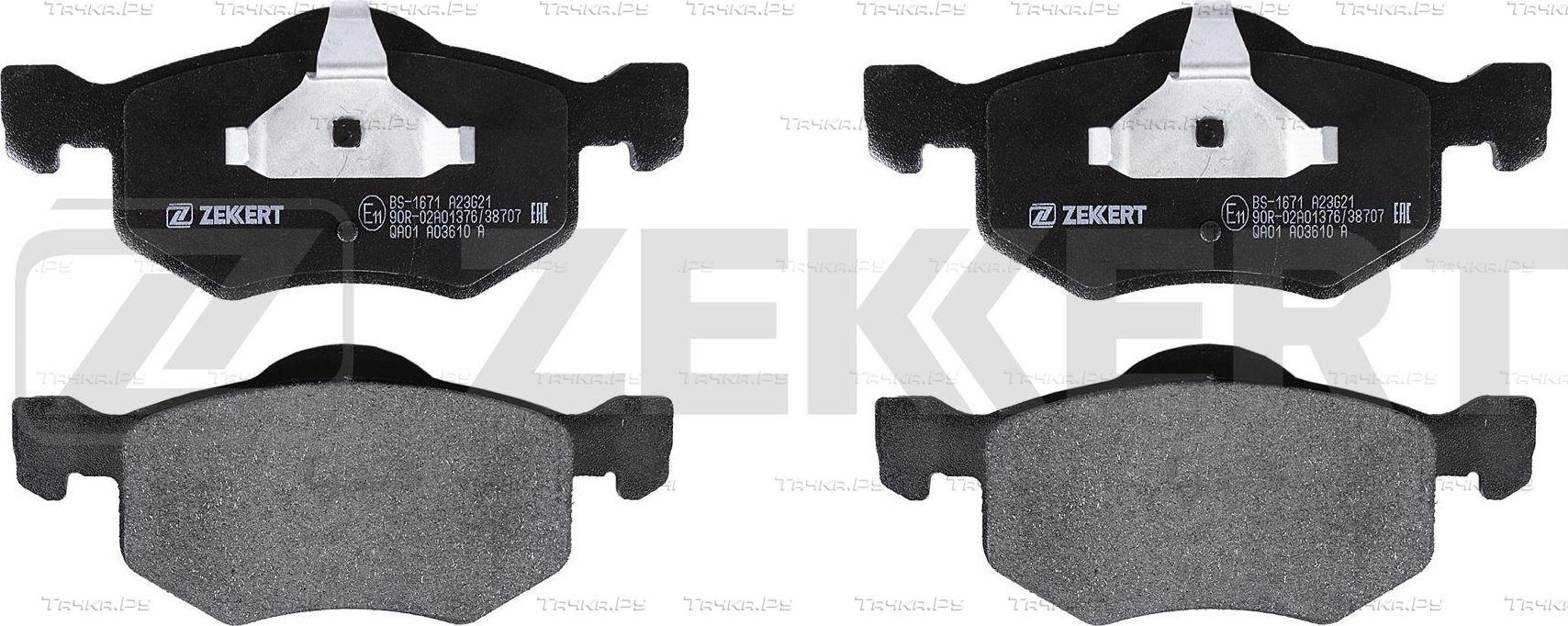 Тормозные колодки Zekkert передние для Ford Escape I 2001-2004. Артикул BS-1671