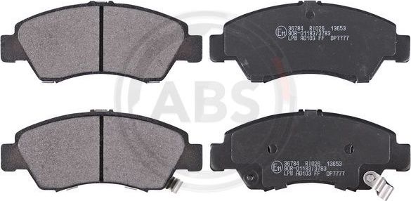 Тормозные колодки ABS. Артикул 36784