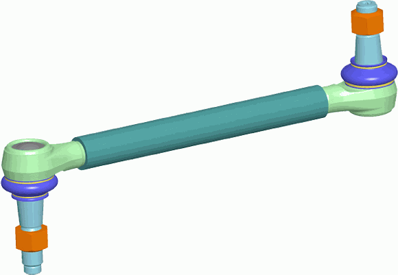 Стойка (тяга) стабилизатора Lemforder. Артикул 38687 01