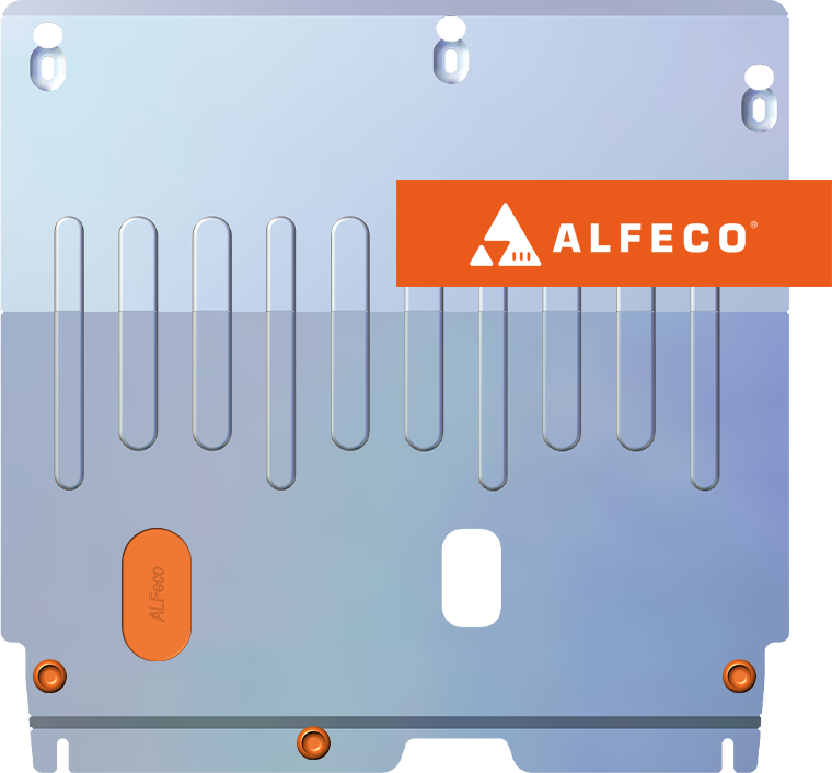 Защита алюминиевая Alfeco (4 мм) для картера и КПП Jetour X50 2024-2026. Артикул ALF.70.07 AL4