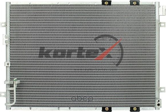 Радиатор кондиционера с ресивером Kia Sorento (02-) (LRAC 08E3) (Kortex). Артикул KRD2167