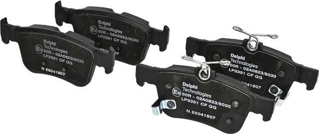 Тормозные колодки Delphi (Low-Metallic). Артикул LP3391