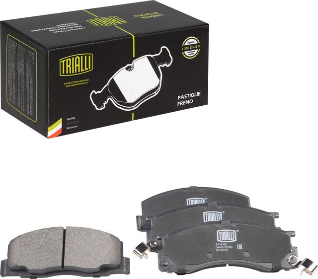 Тормозные колодки Trialli (Low-Metallic). Артикул PF 4340