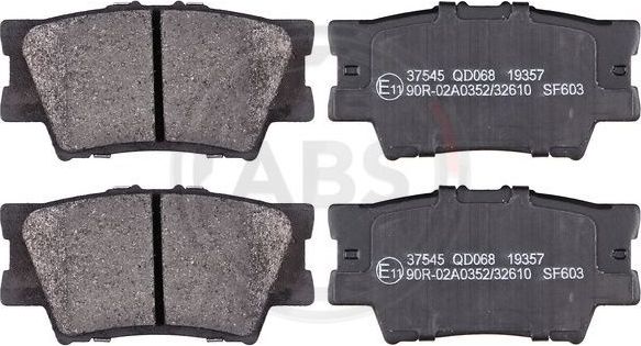 Тормозные колодки ABS. Артикул 37545