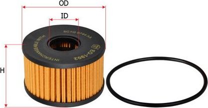 Масляный фильтр Sakura. Артикул EO-1902