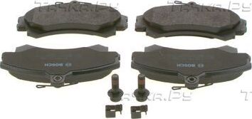 Тормозные колодки Bosch (Low-Metallic) передние для Smart Forfour I (W454) 2004-2006. Артикул 0 986 424 371
