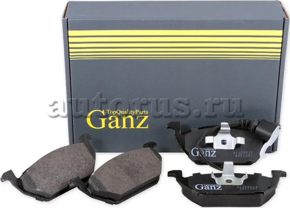 Колодки торм.пер. (Ganz). Артикул GIJ09012