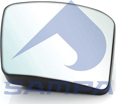 Зеркальное стекло, широкоугольное зеркало Sampa. Артикул 079.474