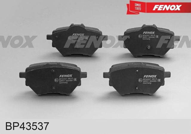Тормозные колодки Fenox задние для Haval H2 2014-2026. Артикул BP43537