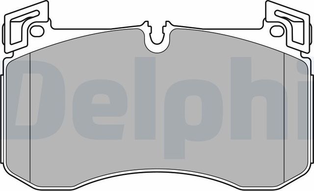 Тормозные колодки Delphi (Low-Metallic). Артикул LP3728