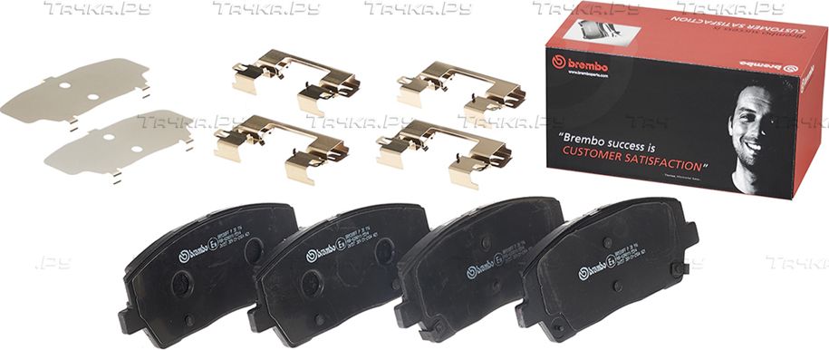 Тормозные колодки Brembo PRIME LINE передние для Kia Sorento III Prime 2015-2026. Артикул P 30 116