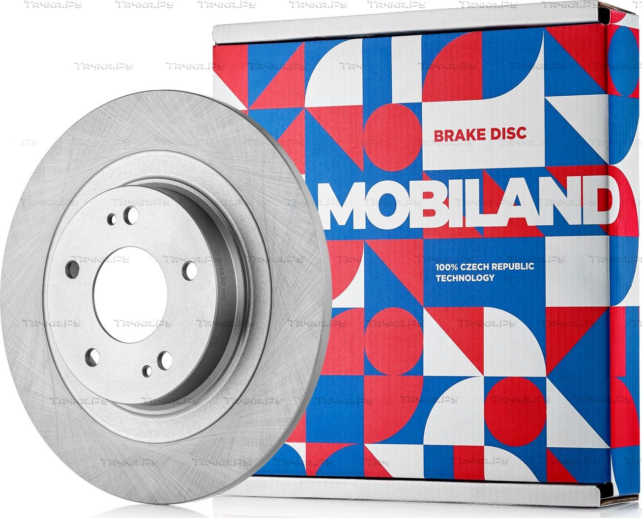 Тормозной диск Mobiland задний для Mitsubishi ASX I 2010-2026. Артикул 416201420