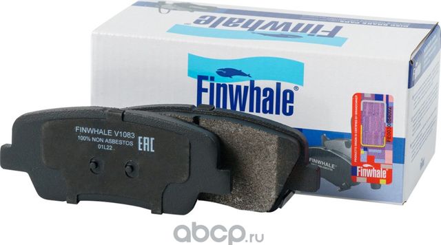 Колодки тормозные HYUNDAI SANTA FE (CM) 2.2D 09-/KIA SORENTO (XM) 09- задние (Finwhale). Артикул V1083