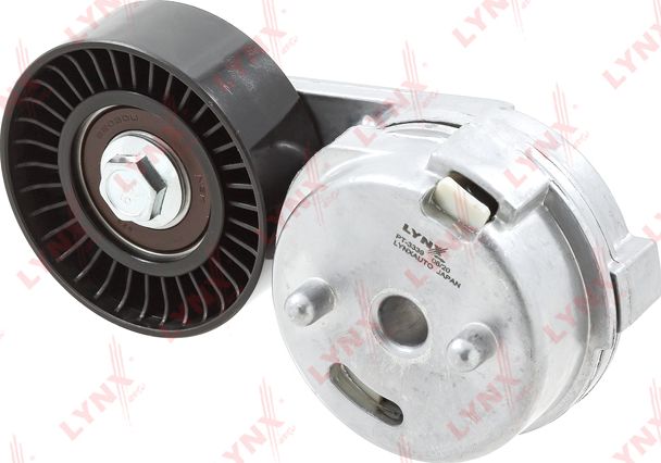 Натяжной ролик (натяжитель) приводного клинового зубчатого ремня LYNXauto. Артикул PT-3339