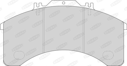 Тормозные колодки BERAL передние/задние для IVECO EuroTech 1992-2026. Артикул 2901125004034754