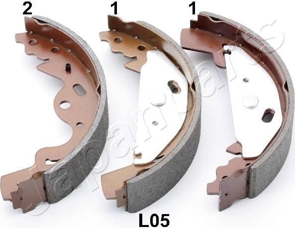 Тормозные колодки Japanparts. Артикул GF-L05AF