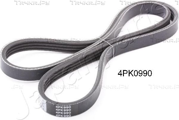 Приводной ремень поликлиновой Japanparts. Артикул DV-4PK0990
