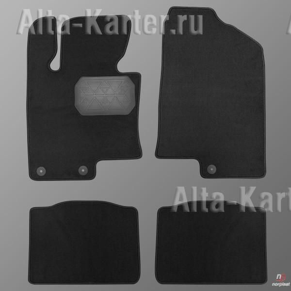 Коврики текстильные Норпласт в салон Renault Fluence 2010-2026. Артикул NPL-VTE-690-080