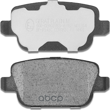 Тормозные колодки Gerat BP-R141C (задние) Ceramic Gerat. Артикул BPR141C
