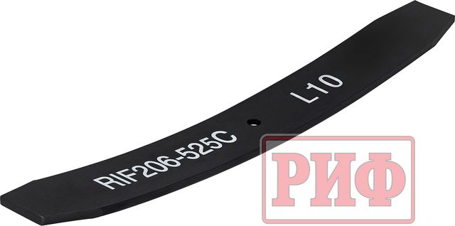 Лист 5 рессоры RIF206-525C РИФ 7х60х1260 мм для УАЗ Буханка 3741, 3909, 2206, 3962 1990-2026. Артикул RIF206-525C-L10