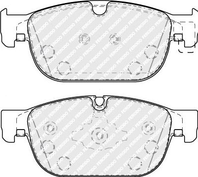 Тормозные колодки Ferodo Premier Eco Friction передние для Volvo XC60 II 2017-2026. Артикул FDB5117