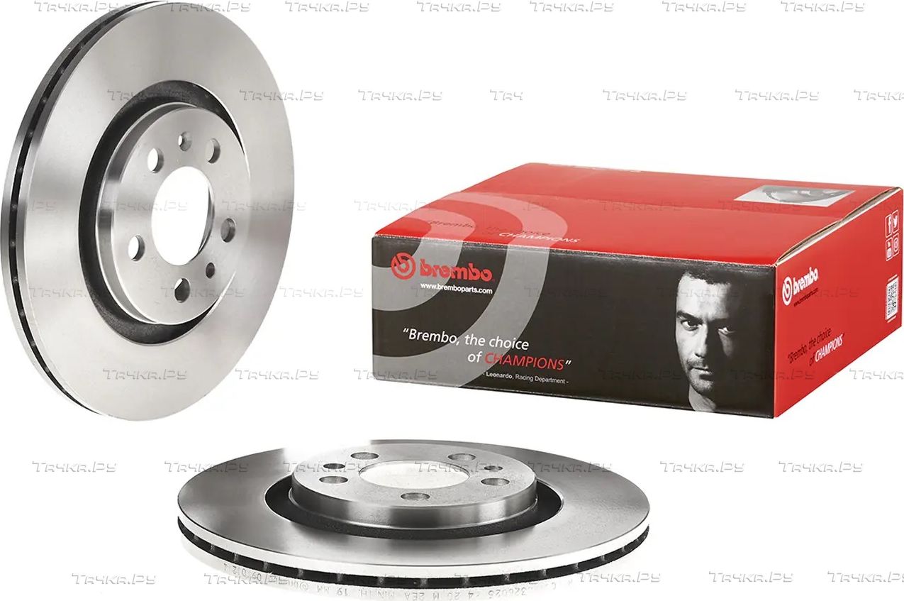 Тормозной диск Brembo PRIME LINE передний для SEAT Toledo II 1998-2006. Артикул 09.7012.14