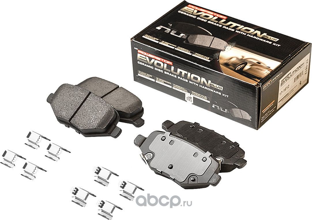 Задние керамические колодки Evolution PLUS Z17 PowerStop 17-1612 Powerstop. Артикул 171612