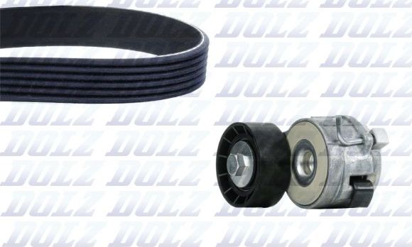 Ремень ГРМ с роликами (комплект) Dolz. Артикул SKD205A