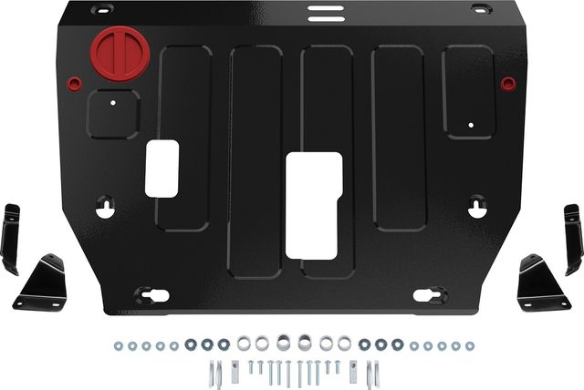 Защита картера и КПП АвтоБроня для Haval Dargo 2022-2026. Артикул 111.09424.1