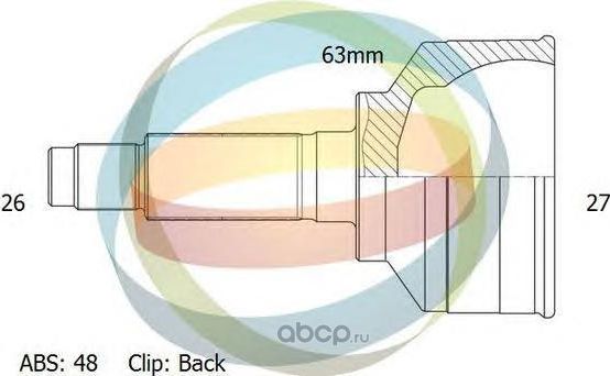 Комплект ШРУСа (ODM). Артикул 12090241