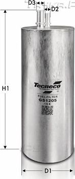 Топливный фильтр  Tecneco Filters. Артикул GS1205