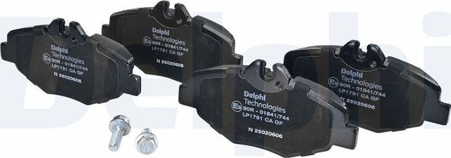 Тормозные колодки Delphi (Low-Metallic). Артикул LP1791