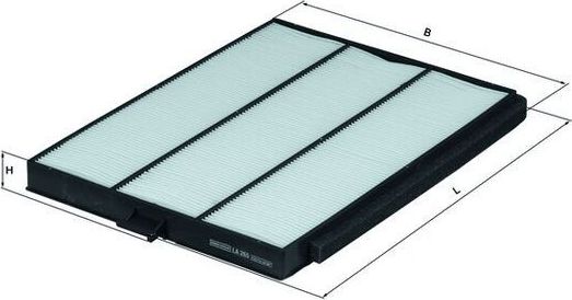 Салонный фильтр Mahle для Honda Shuttle I 1994-2004. Артикул LA 265