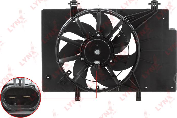 Вентилятор радиатора двигателя LYNXauto. Артикул RF-1181
