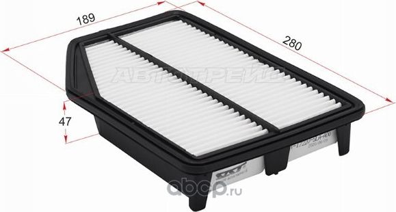 Фильтр воздушный HONDA CR-V 2.4 16- (SAT). Артикул ST172205LAA00
