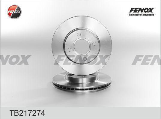 Тормозной диск Fenox передний для Ford EcoSport I 2013-2024. Артикул TB217274