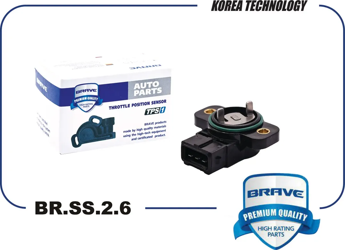 Датчик положения дроссельной заслонки (Brave). Артикул BR.SS.2.6