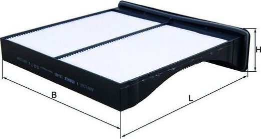 Салонный фильтр Mahle-Knecht. Артикул LA 461