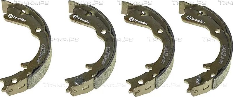 Тормозные колодки (стояночная тормозная система) Brembo задние для Subaru Legacy II 1994-1999. Артикул S 78 508