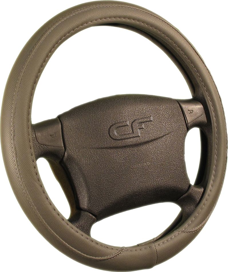 Оплётка на руль CarFashion Palace (размер M, искусственная кожа, цвет СЕРЫЙ). Артикул 31080