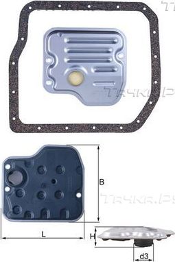 Фильтр АКПП Mahle-Knecht для Toyota Harrier II (XU30) 2003-2012. Артикул HX 237D